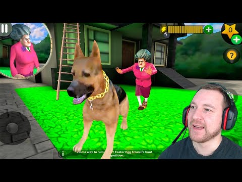 Видео: МИСС ТИ КУПИЛА СОБАКУ Прохождение игры Scary Teacher 3D собака