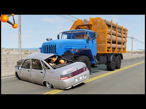 Видео: ЗАНЕСЛО Под ЛЕСОВОЗ! Выжить НЕРЕАЛЬНО! - BeamNg Drive