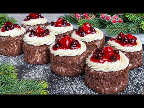 Видео: 🎄🎂Лучший десерт на Рождество! Десерт за 15 минут. Вкусный рецепт для всей семьи.