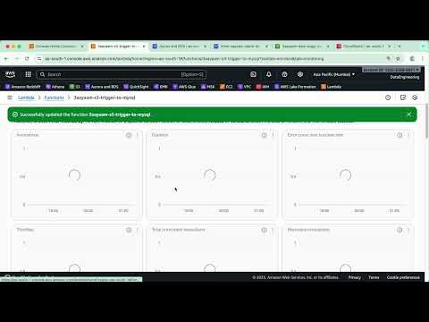 Видео: 10.AWS Lambda DataEngg — ПРАКТИЧЕСКОЕ ПРАКТИЧЕСКОЕ ЗАНЯТИЕ: S3-триггер для базы данных и параллел...