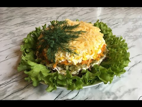 Видео: Очень Нежный Салат с Куриной Печенью (Очень Вкусно) / Salad With Chicken Liver / Пошаговый Рецепт