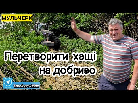 Видео: Розчищаємо запущений сад! Будемо сіяти кукурудзу. Мульчер для дерев Prinoth M700 із Fendt 1050