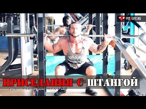 Видео: Это ПРИСЕДАНИЯ СО  ШТАНГОЙ, детка!