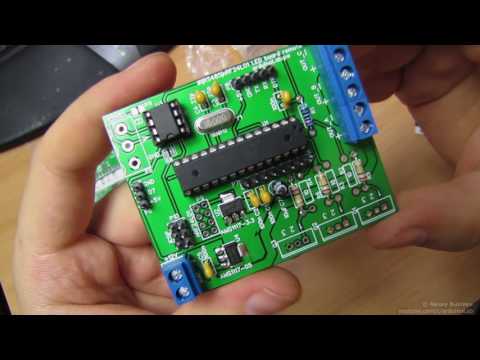 Видео: Arduino совместимая платформа, с MOSFET, nRF24l01 и RS485