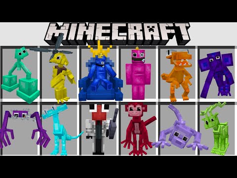 Видео: МОД РАДУЖНЫЕ ДРУЗЬЯ 2 В МАЙНКРАФТ ! ОБЗОР RAINBOW FRIENDS 2 ROBLOX ADDON MINECRAFT BEDROCK MOD