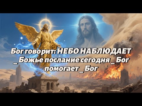 Видео: Бог говорит НЕБО НАБЛЮДАЕТ _ Божье послание сегодня _ Бог помогает _ Бог