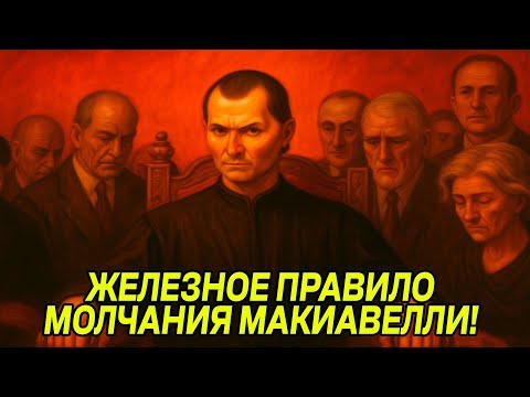 Видео: Темная и МРАЧНАЯ тактика молчания от Николло Макиавелли
