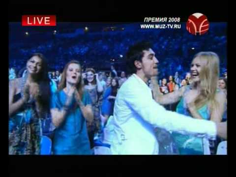 Видео: Дима Билан - МУЗ ТВ 2008 - Лучший исполнитель