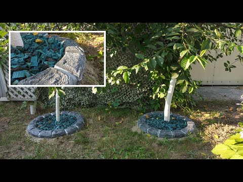 Видео: ПРИСТВОЛЬНЫЕ КРУГИ ИЗ ЦЕМЕНТА | без форм