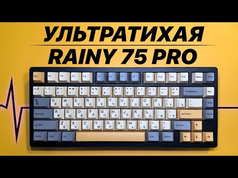 Видео: ЭТУ Rainy75 Pro ТЫ НЕ УСЛЫШИШЬ! Самая тихая Rainy75 Pro х TTC Frozen Silent V2