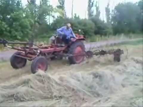 Видео: Трактор Т-16 навеска сенокос | Tractor pulling