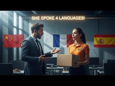 Видео: Курьер спасла гендиректора — она заговорила на четырёх языках!»