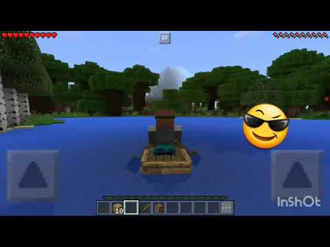 Видео: Катаюсь на лодке в майнкрафте