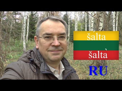 Видео: ЛИТОВСКИЙ ЯЗЫК - 45 - KIRČIAVIMAS. Šálta, šaltà. - УДАРЕНИЕ (1)
