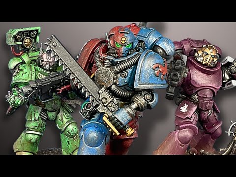 Видео: Китбашинг Iron Hands Successors Space Marines для Warhammer40k