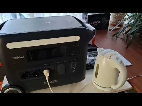 Видео: Зарядна станція ANKER SOLIX F2600 тест з  навантаженням