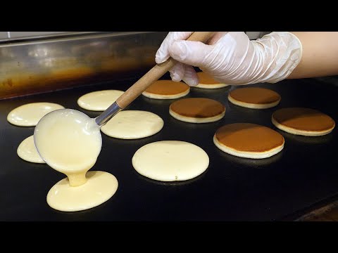 Видео: блинчики с красной фасолью и рисовым пирогом - корейская уличная еда