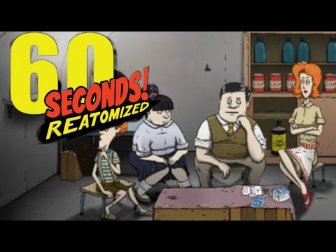 Видео: АТОМНЫЙ АПОКАЛИПСИС В ИГРЕ 60 SECONDS REATOMIZED-#1