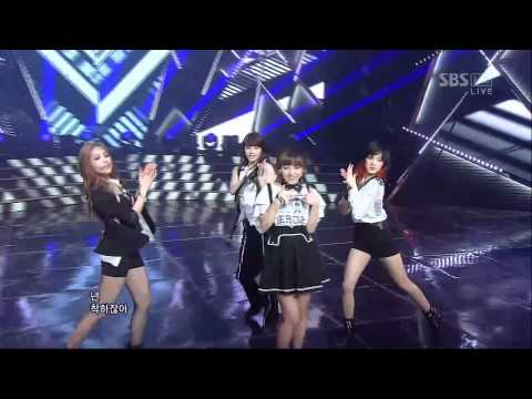 Видео: Miss A [Over U] @SBS Inkigayo Популярная песня 20120401