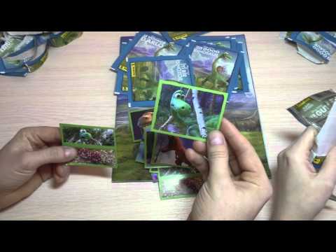 Видео: Хороший динозавр. Собираем коллекцию наклеек, часть 5