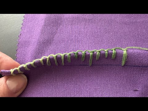 Видео: Декоративні шви 🧵 петельний шов #3