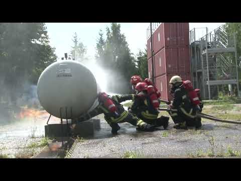 Видео: 3 ДПРЗ Гасіння пожеж із факельним горінням газу