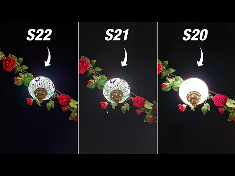 Видео: Тест камеры Samsung Galaxy S22, S21 и S20