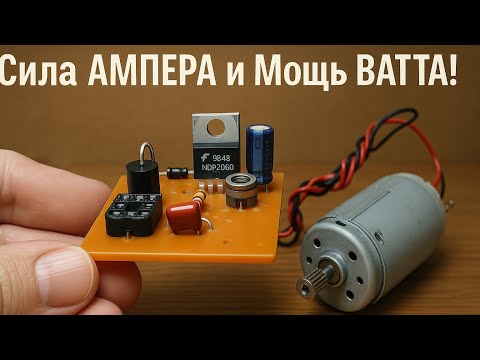 Видео: Схема ПОДДЕРЖИВАЮЩАЯ обороты Двигателя независимо от нагрузки