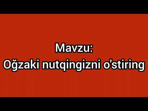 Видео: 4-DARS.RUS TILI.OĞZAKI NUTQ.УЗБЕКСКО-РУССКИЕ ПРЕДЛОЖЕНИЯ.