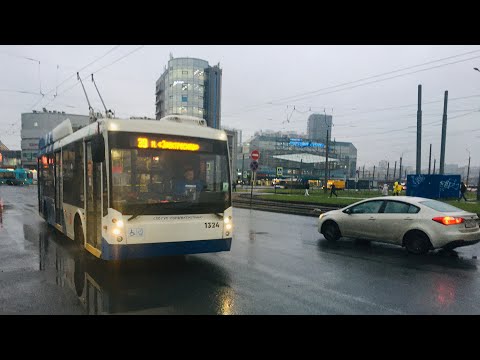Видео: ТРОЛЗА-5265 ‘’Мегаполис’’ номер 1324, маршрут 39 (6.11.2025)