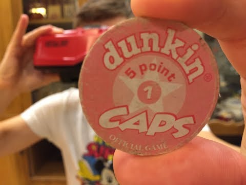 Видео: Dunkin caps / Розовые фишки Данкин / Коллекция 90-х