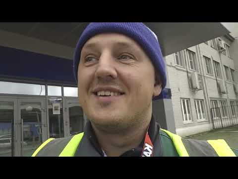 Видео: Первый снег, мороз -12,как происходит загрузка грузовика с прицепом, рейс Казань-Екатеринбург