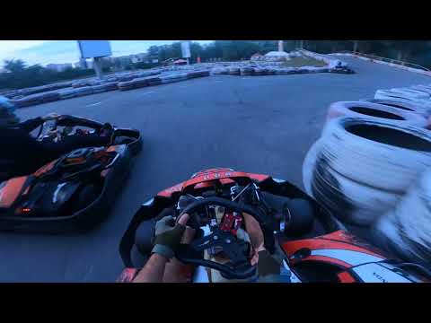 Видео: Жажда скорости, картинг центр Киев, прокат, второй заезд