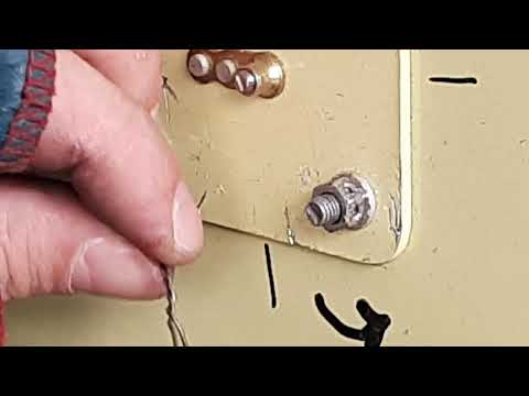 Видео: 46. Контровка контровочной проволокой гаек.