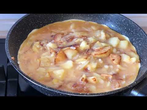 Видео: Испанский омлет. Тортилла де пататас. Вкусно. Воспроизводимо.