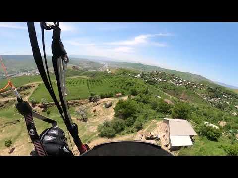 Видео: Таджикистан, Варзоб место старта Аракчин. Параплан. Paragliding