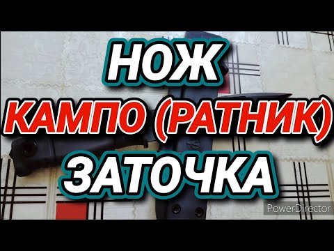 Видео: НОЖ КАМПО(РАТНИК) ЗАТОЧКА #dudkinnknives #knife #видео #точилка #точилкадляножей #нождляохоты #ножи
