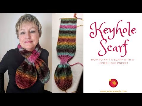 Видео: Вязаный шарф с замочной скважиной - Knitting Cravate - Knit Bow Scarf Miss Marple