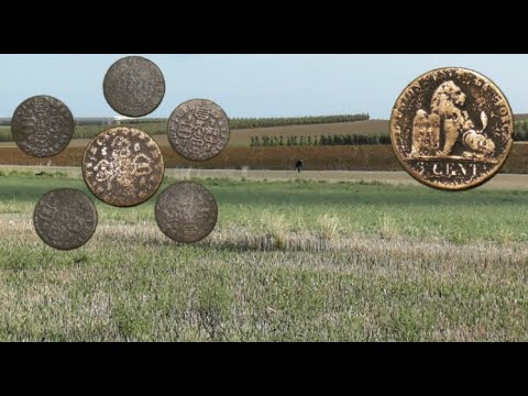 Видео: Пряжка, монеты, пуговица. Коп в Бельгии.