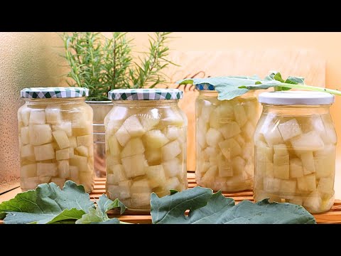 Видео: Капуста Кольраби на зиму для вторых блюд / без уксуса