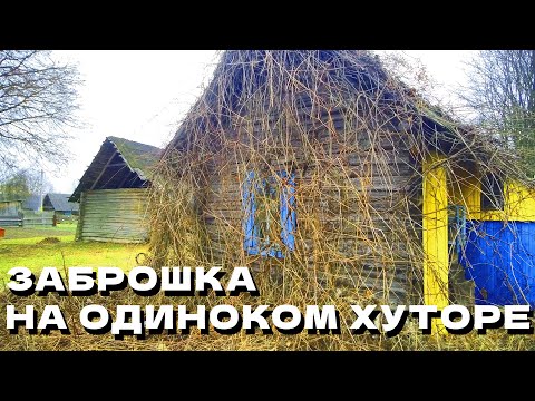 Видео: ОДИНОКИЙ дом на ЗАБРОШЕННОМ  хуторе. БАНЯ, ЧЕРДАК. Нашел СОВЕТСКУЮ  технику #39