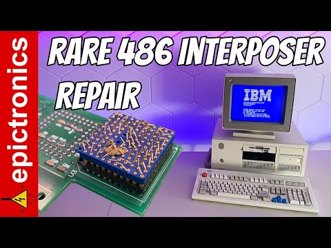 Видео: Ремонт редкого интерпозера 486 и восстановление IBM PS/2 Model 57SLC (8557 и SLC2)