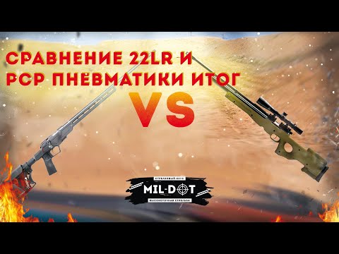 Видео: Сравнение 22LR и PCP  пневматики итог