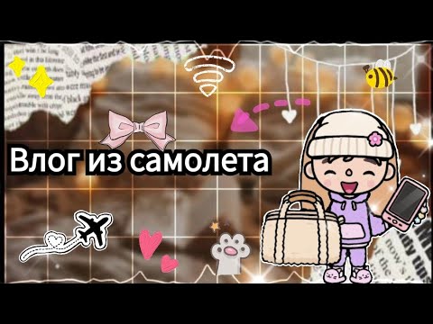 Видео: ✈️Влог из Самолёта 💕Toca Life World/тока бока/toca boca/Angelina Toca😺