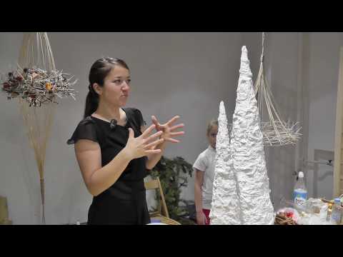 Видео: Новогодние идеи. Часть 2 из 5: Декоративные деревья