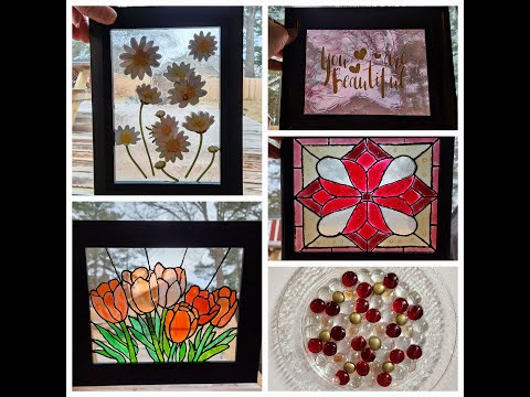 Видео: Искусственный витраж, узор Mod Podge Swirl и ловец солнца. Этим хмурым зимним дням не хватает кра...