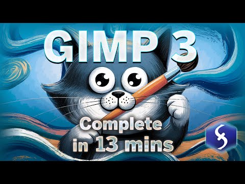 Видео: GIMP — урок для начинающих за 13 минут! [ ПОЛНЫЙ И ОБНОВЛЕННЫЙ ]