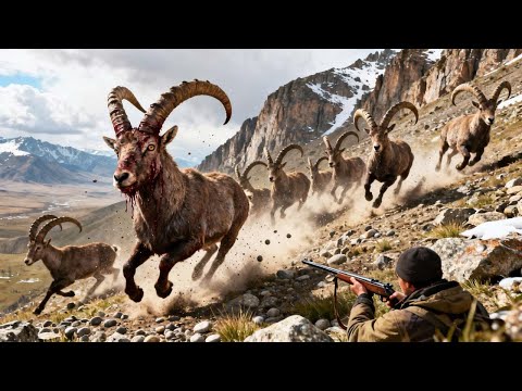 Видео: Невероятная охота на алтайского козла! Охота на алтайских горных козлов — смертельно опасное прик...