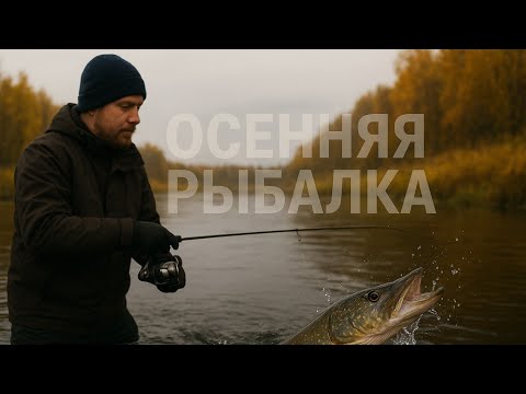 Видео: Осенняя рыбалка на щуку 🎣 Первая наледь и щучьи поклёвки