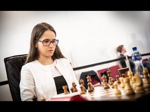 Видео: Французская з-а с-а Винавера 13.Кd4 (17.Сd3 Фd5 18.Се3) Музычук М. - Кашлинская, Ченнаи 2022 (1-0)